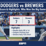 dodgers - brewers