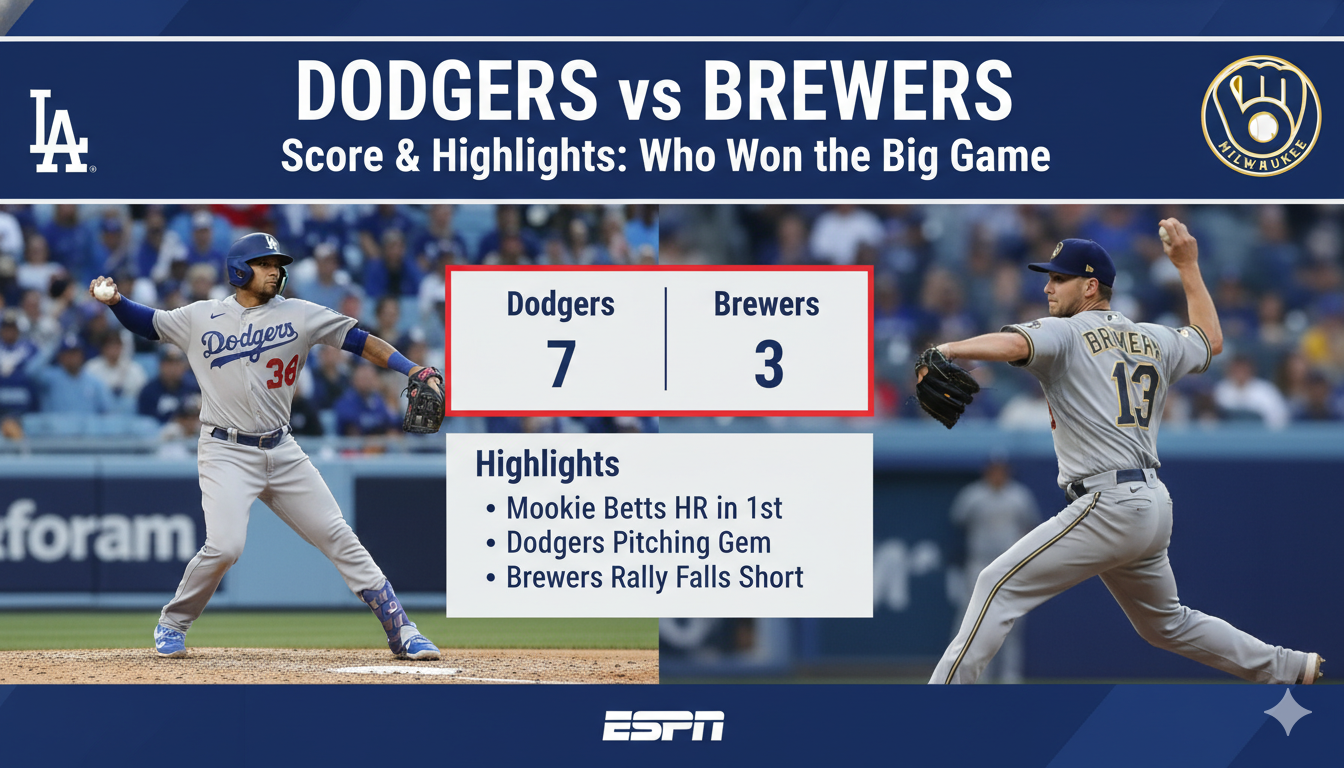 dodgers - brewers