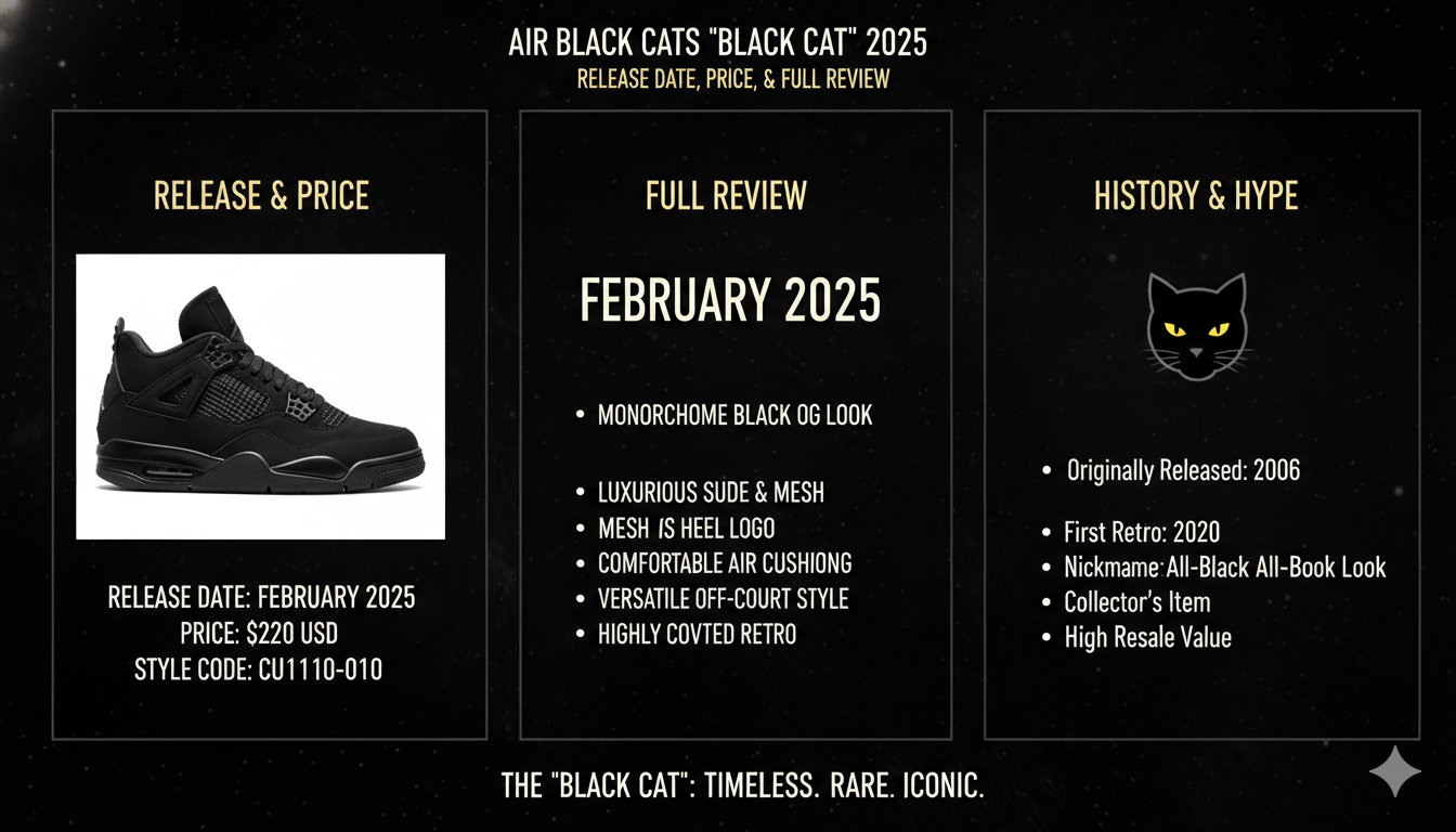jordan 4 black cat