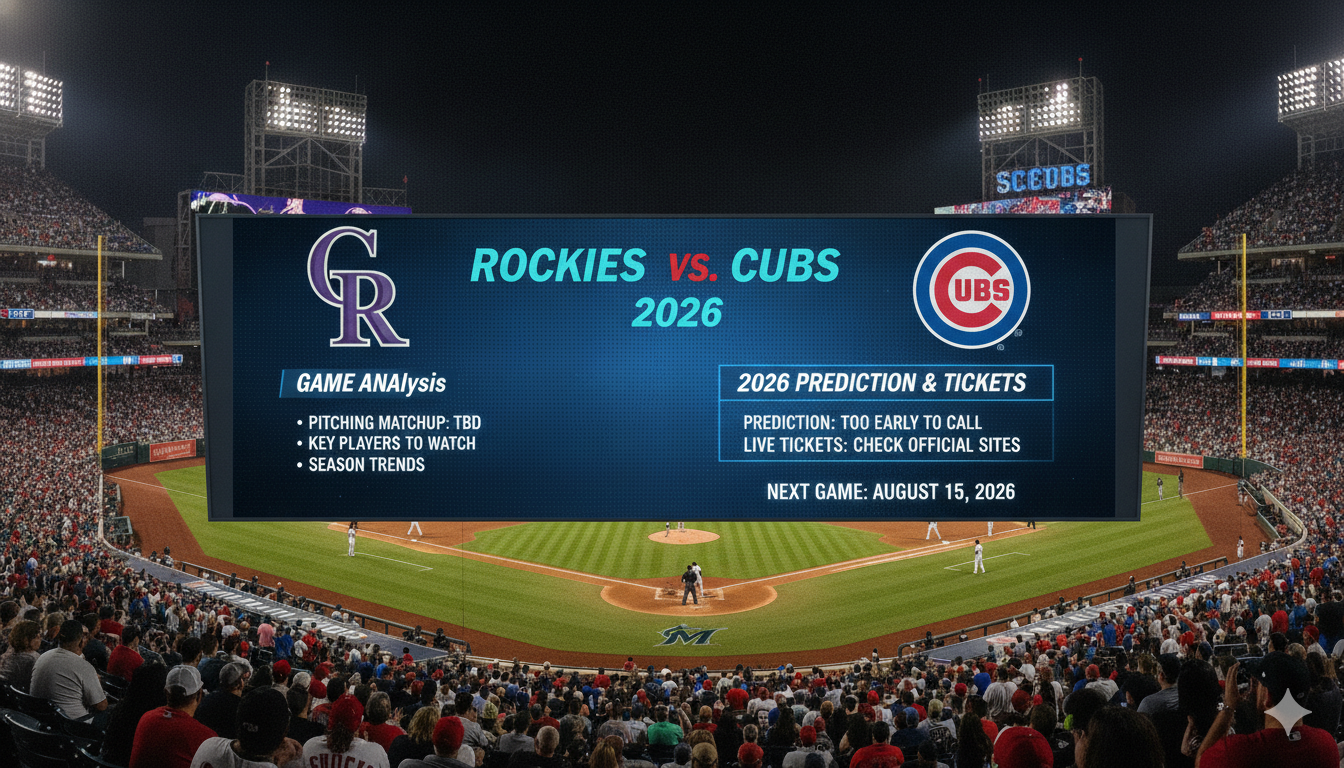 Rockies vs Cubs